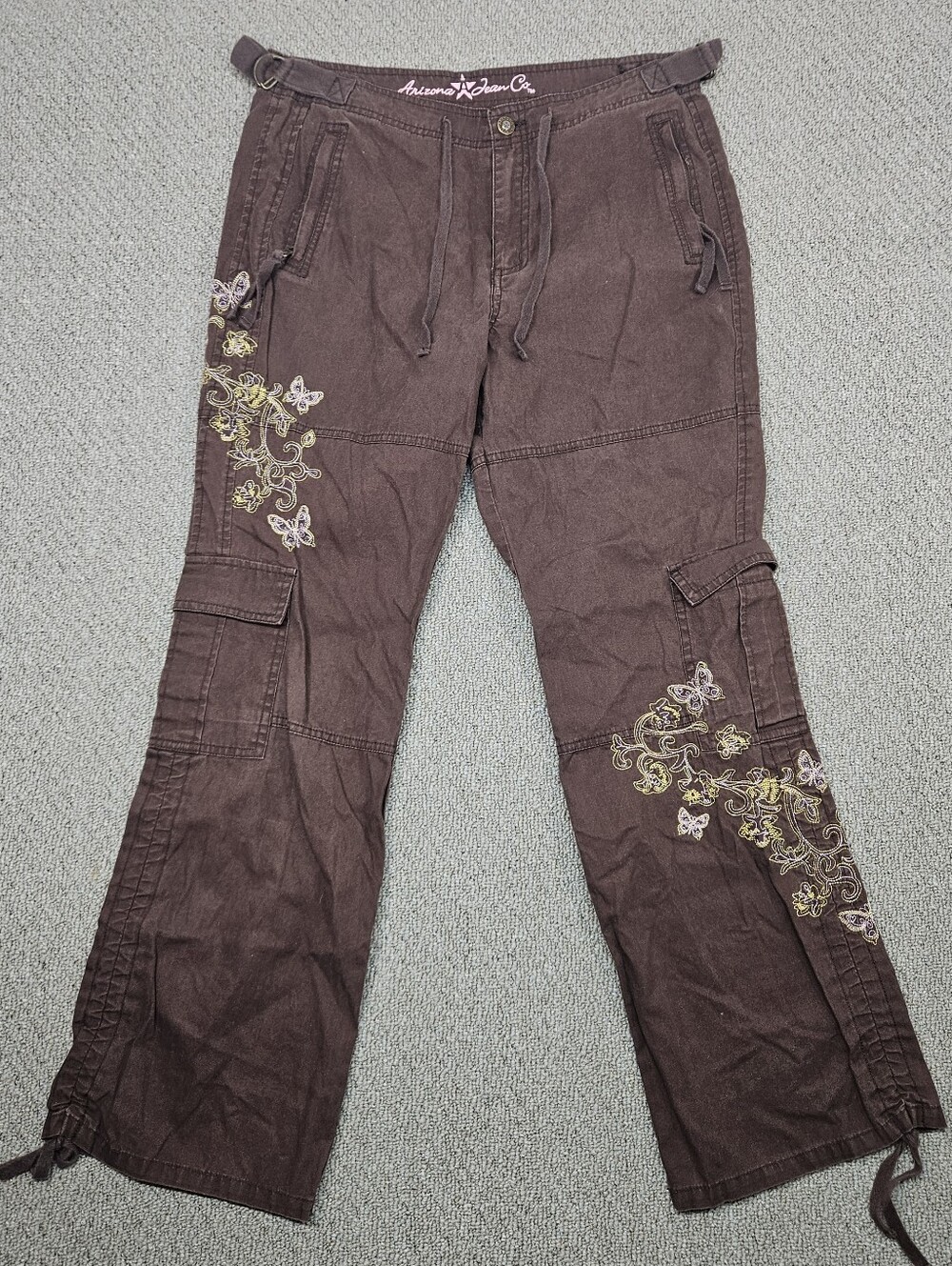 Vintage Arizona Jean Co Cargo Pants Youth Size 16.5, Womens Size 4